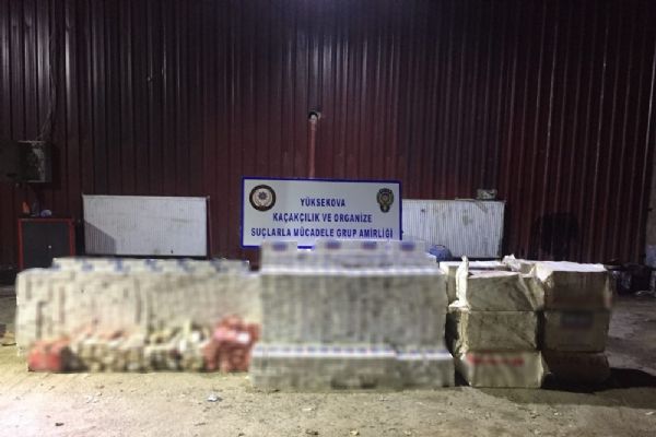 28 bin paket kaçak sigara ele geçirildi