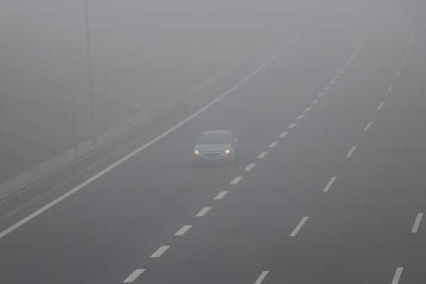 Bolu'da yoğun sis etkisi