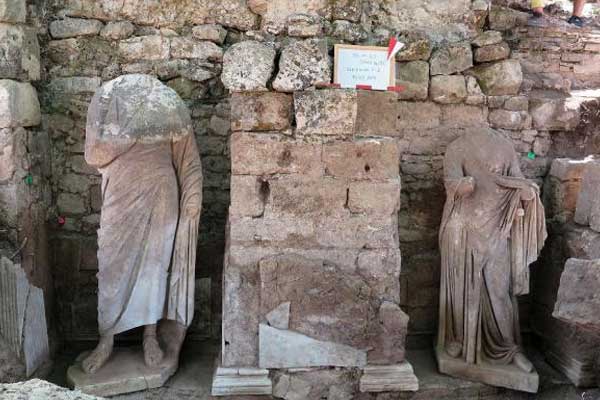 Roma dönemi heykelleri restore ediliyor