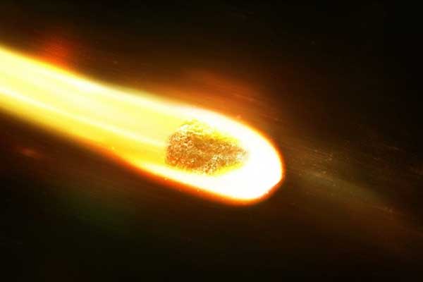 ​Finlandiya'da meteor düştü