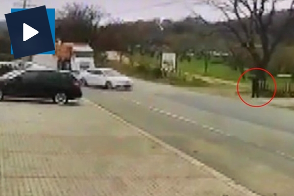 Ölümden saniyelerle kurtuldu