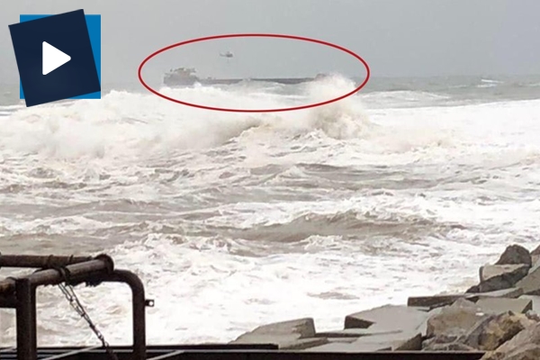 Bartın'da Rus bandıralı kuru yük gemisi sürüklendi