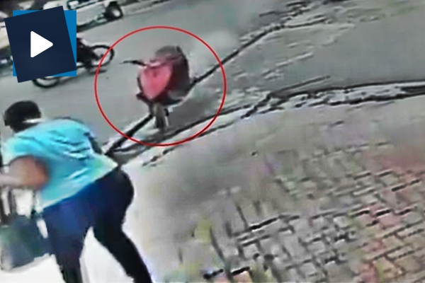 Hayalet motosiklet böyle geldi!