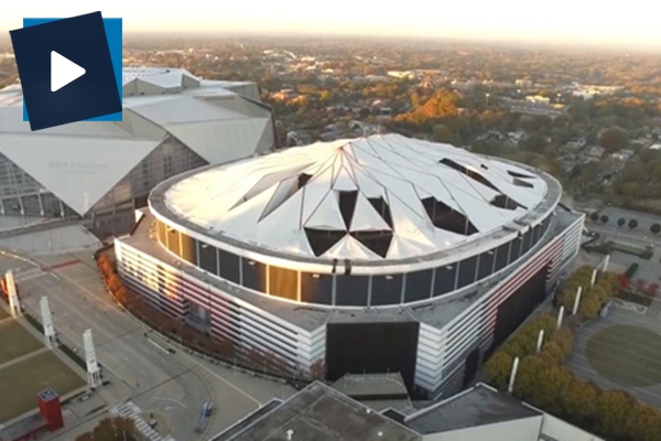 Dev stadyumu 12 saniyede böyle yıktılar