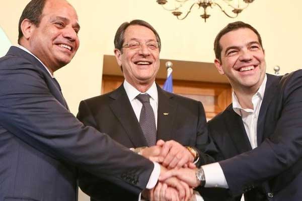 Atina, Kahire ve Lefkoşa'dan ortak toplantı! Doğalgazı görüştüler...