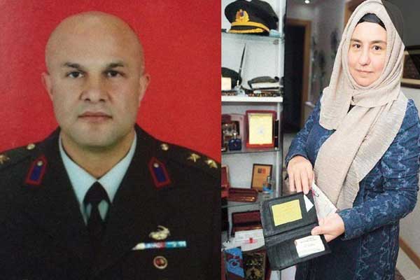 Şehit edilen binbaşının eşi konuştu: O PKK'lının ismini cüzdanın taşıyordu