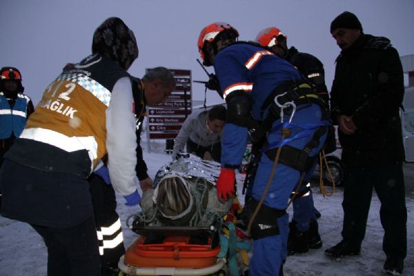 Erzurum'da AFAD personelinin zorlu eğitimi