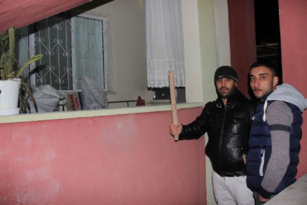 Kayseri'de eksi 5 derecede hırsız nöbeti