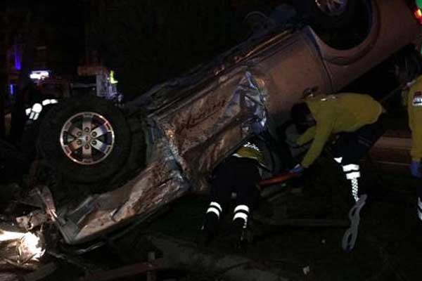 Askeri araç kazası: 2 asker yaralı