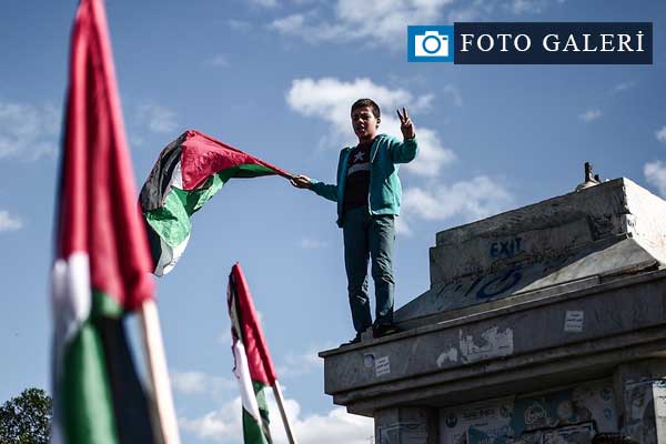 Filistinliler'den Kudüs protestosu