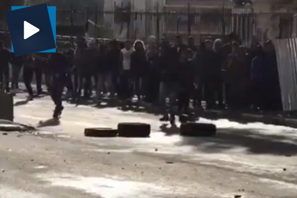 İsrail polisi, Filistinlilere saldırdı