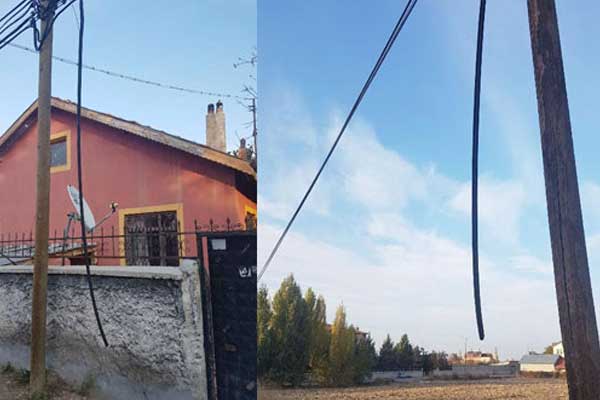 300 bin lira değerindeki kabloları erittiler... 3 bin liraya sattılar!