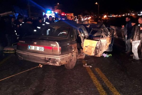 Trabzon'da katliam gibi kaza: 4 ölü, 3 yaralı