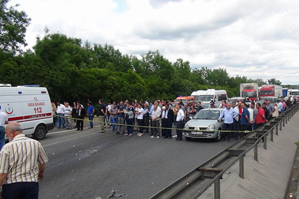 TEM'deki trafik kazasında 6 kişi yaralandı