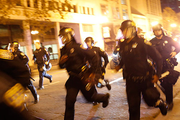ABD'de polis şiddetine tepki