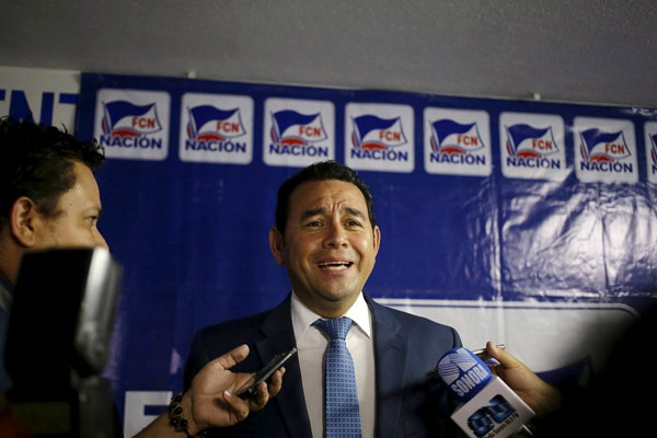 Eski komedyen devlet başkanı oldu