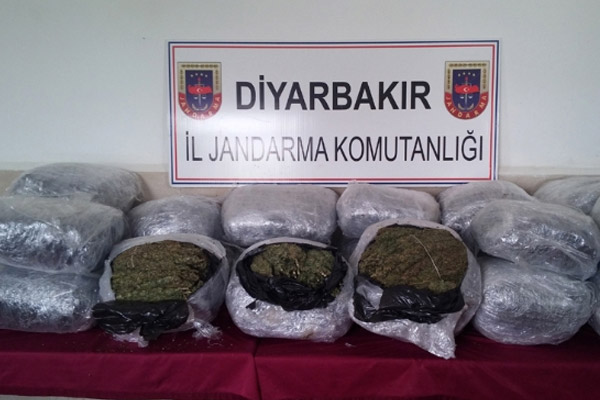 Tam 134,5 kilo uyuşturucu yakalandı