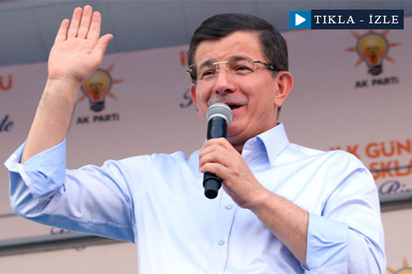 Davutoğlu: 'Sanki o hanımefendi ile koalisyon kuracak'