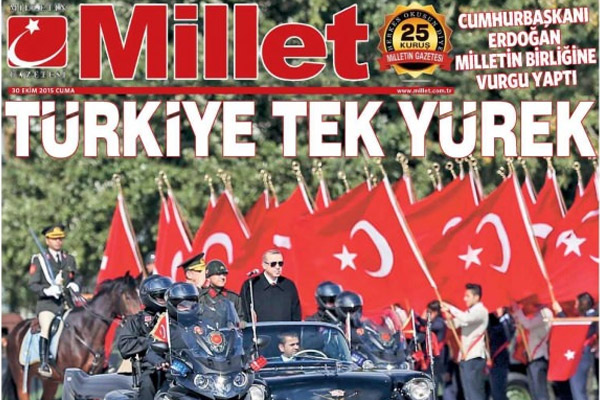 Bugün ve Millet gazeteleri böyle çıktı
