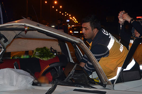 Bursa'da trafik kazası: 1 ölü