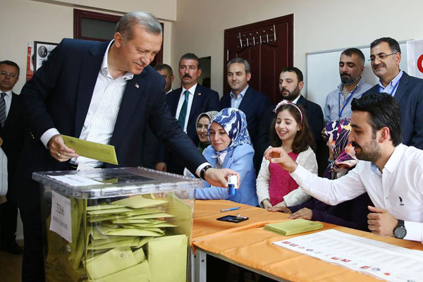 Cumhurbaşkanı Erdoğan oyunu kullandı