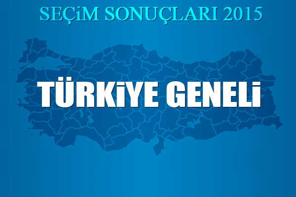 Türkiye geneli seçim sonuçarı
