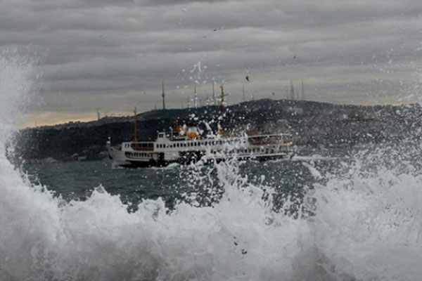Seferlere 'fırtına' engeli