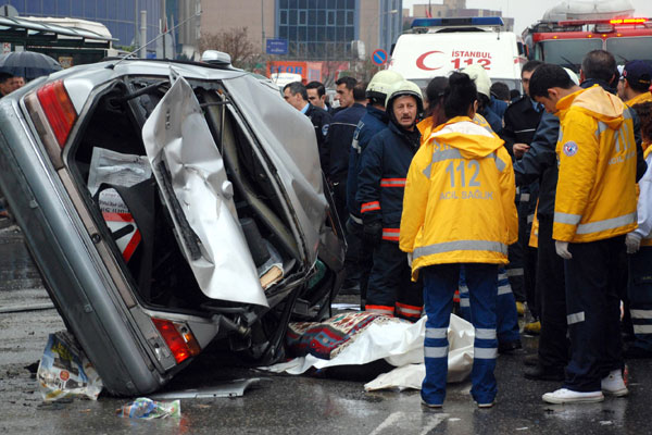 İstanbul'da feci kaza