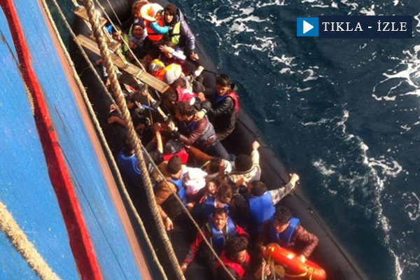 Deniz ortasında can pazarı