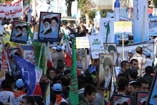 İran'da ABD ve İsrail protesto edildi