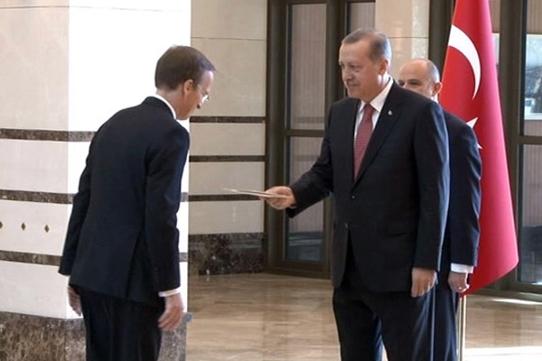 Fransa Büyükelçisi Cumhurbaşkanlığı Külliyesi'nde