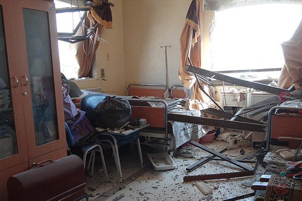 Rusya Suriye'de hastaneyi vurdu