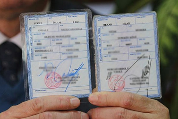 Nüfus cüzdanlarına 'bekar' yazılmayacak