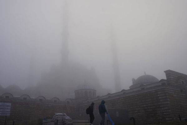 Edirne'de yoğun sis engeli