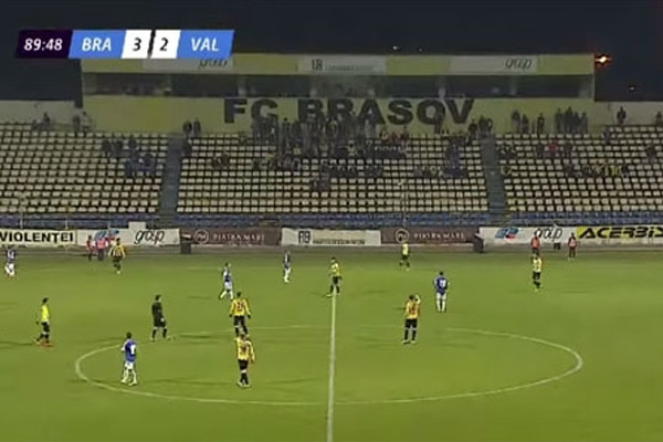 Maç sırasında şiddetli patlama