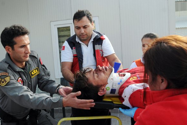 Milli atlet 20 saat mahsur kaldı