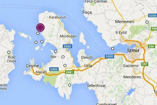 İzmir’de deprem