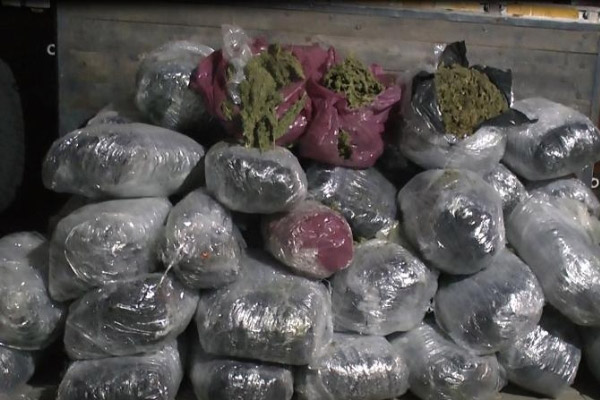 382 kilo uyuşturucu yakalandı