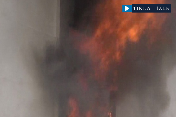 Aksaray’da çıkan yangında can pazarı