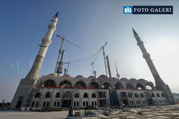 Çamlıca Camisi'nin yüzde 95'i tamamlandı