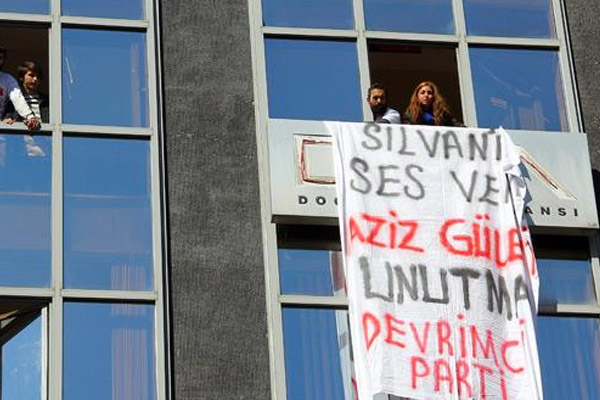 NTV’nin çatısında G-20 protestosu