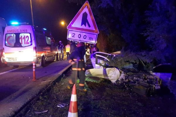 TEM otoyolunda kaza: 1 ölü, 2 yaralı
