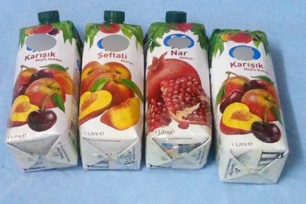 Meyve suyu kutularından çıkanlar şok etti!