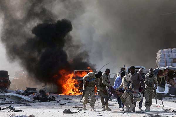 Somali'nin başkentinde bombalı saldırı!