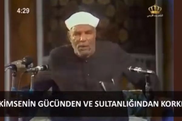 Mısırlı alim Muhammed Mutevelli eş-Şa'ravi'nin Rızık hakkındaki vaazı