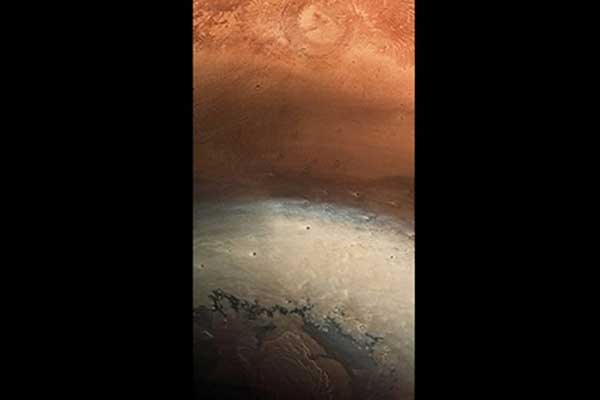 Mars'ın tersten görüntüsü çekildi