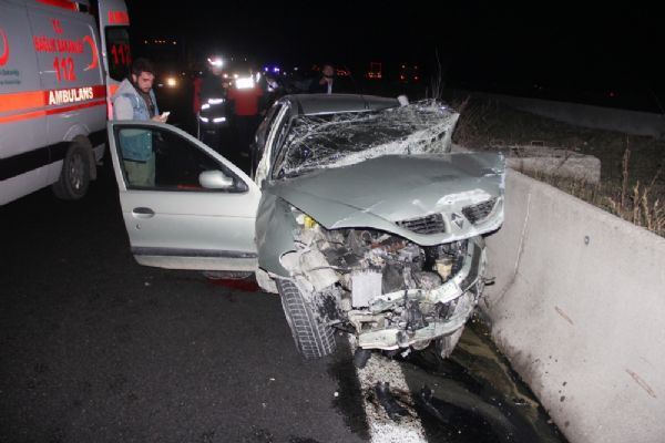 Bolu'da zincirleme kaza: 3 kişi yaralandı