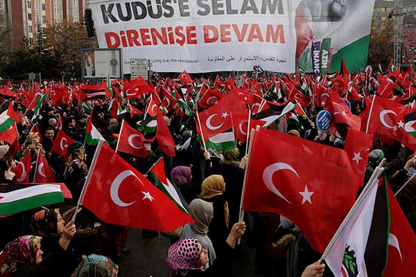 Türkiye’nin başkentinden Filistin’in başkentine selam