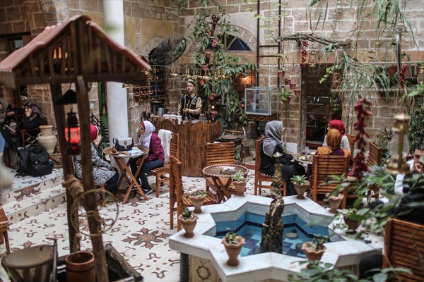 Gazze'de 430 yıllık Osmanlı evi restorana çevrildi