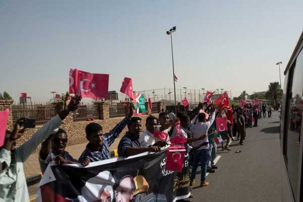 Cumhurbaşkanı Recep Tayyip Erdoğan Sudan'da